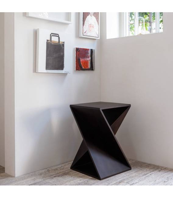 Šoninis staliukas IKEM 61x41 rudas