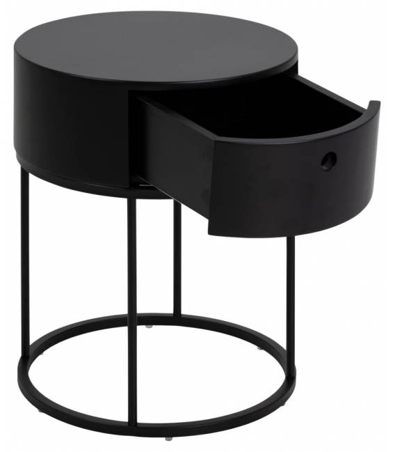 Naktinė spintelė 102924 51x40 juoda