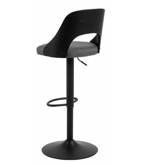 Baro kėdė 103965 juoda/pilka