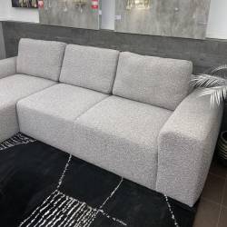 Minkštas kampas TOMINO 285x191 pilkas