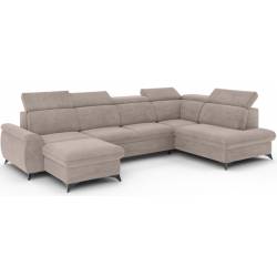 Minkštas kampas MONTANA 350x220 rusvas