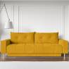 Sofa-lova SANTI 244x96 geltona