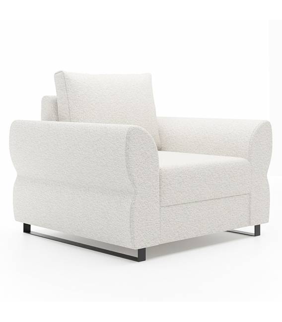 Fotelis AROSA 108x102 baltas