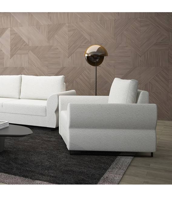 Fotelis AROSA 108x102 baltas