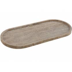 Padėkliukas MARMOL 30x13 rudas