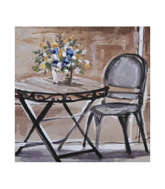 Paveikslas STREET 90x90 rusvas