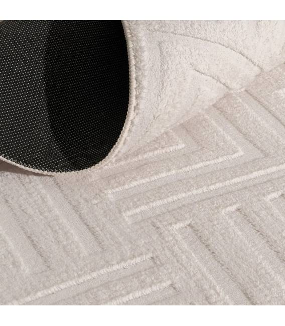 Kilimas GEOMETRIC 160x230 baltas