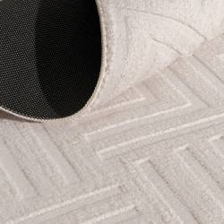 Kilimas GEOMETRIC 160x230 baltas