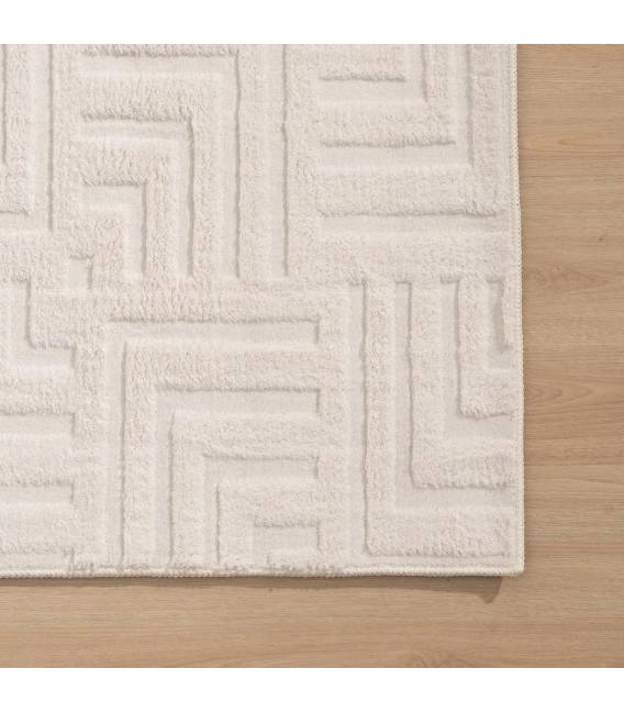 Kilimas GEOMETRIC 160x230 baltas