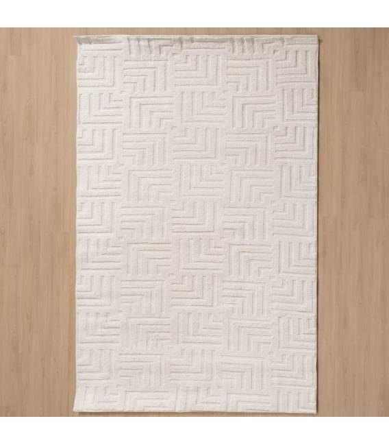 Kilimas GEOMETRIC 200x300 baltas
