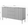 Komoda NICOLE 150x45 kašmyro