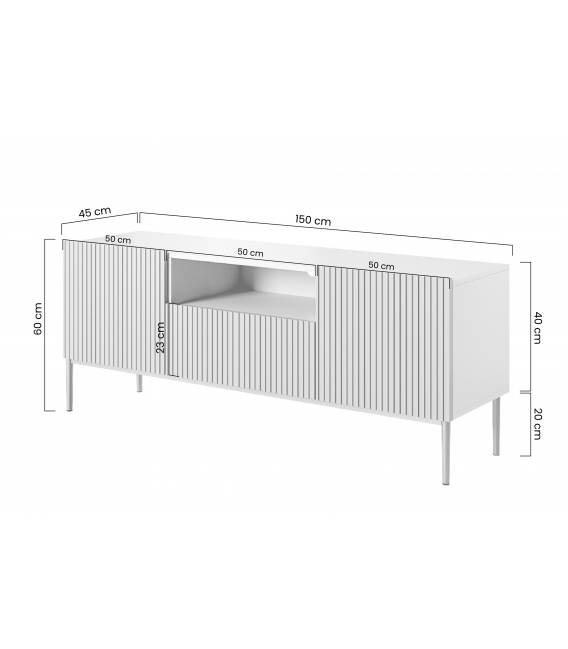 TV staliukas NICOLE 150x45 kašmyro