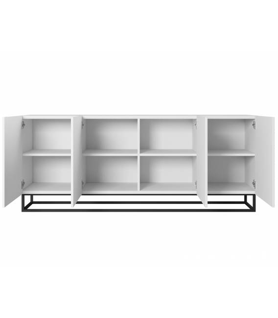 Komoda TASHA 200x43 matinė balta