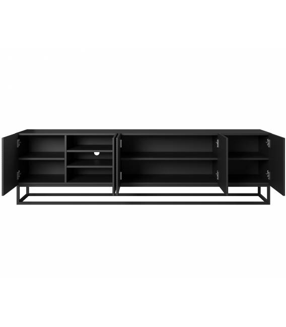 TV staliukas TASHA 200x40 matinis juodas