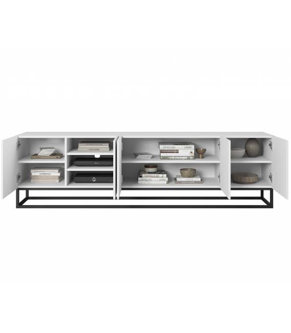 TV staliukas TASHA 200x40 matinis baltas