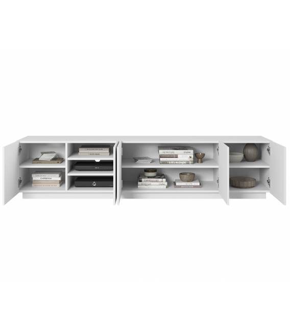 TV staliukas TASHA 200x40 matinis baltas