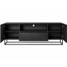 TV staliukas TASHA 167x40 matinė juoda