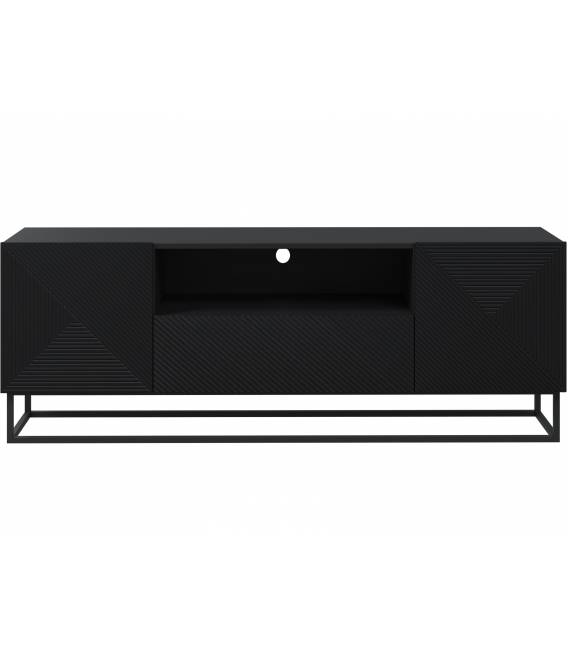 TV staliukas TASHA 167x40 matinė juoda