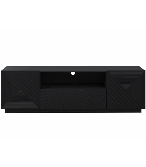 TV staliukas TASHA 167x40 matinė juoda
