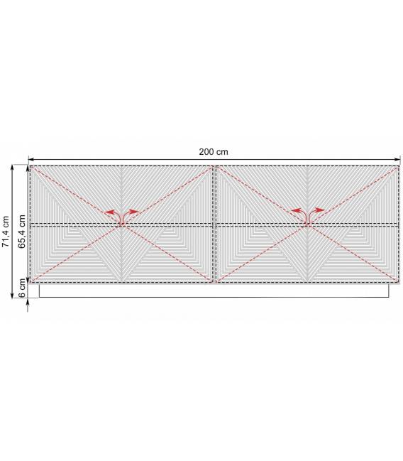 Komoda TASHA 200x43 kašmyro