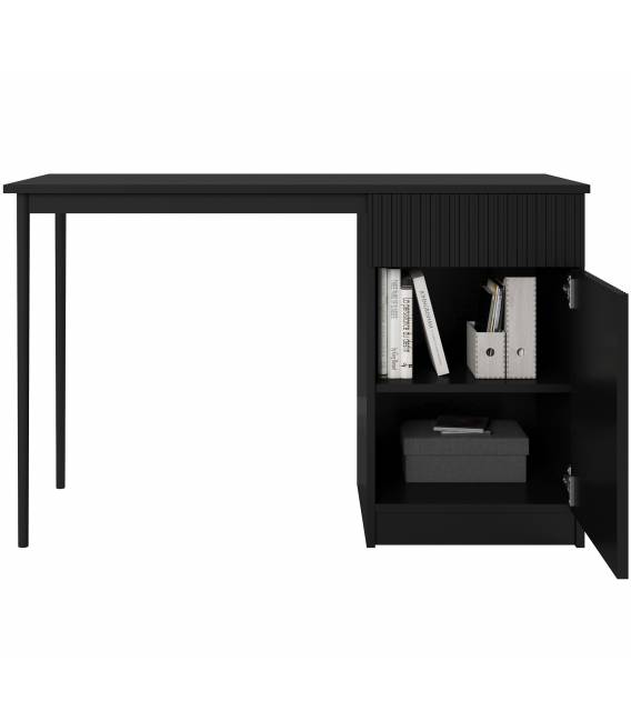 Darbo stalas NICOLE 120x55 juodas