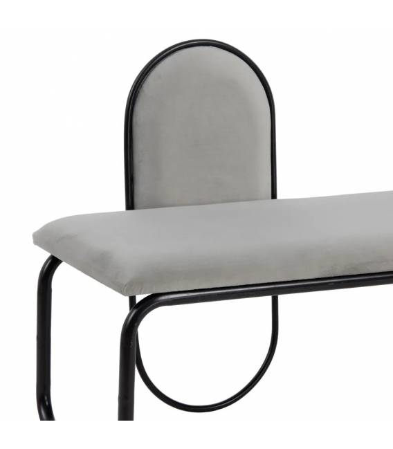 Suoliukas VELVET 110x40 pilkas