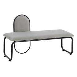 Suoliukas VELVET 110x40 pilkas