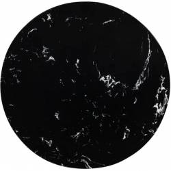 Šoninis staliukas MARBLE 40x54 juodas