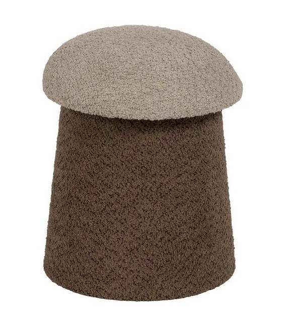 Pufai MUSHROOM 40x48 / 30x38 beige/rudas (2 vnt.)