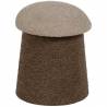 Pufai MUSHROOM 40x48 / 30x38 beige/rudas (2 vnt.)