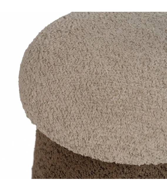 Pufai MUSHROOM 40x48 / 30x38 beige/rudas (2 vnt.)