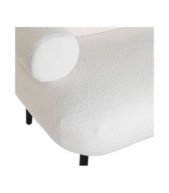 Sofa BUCLE 128x74 balta