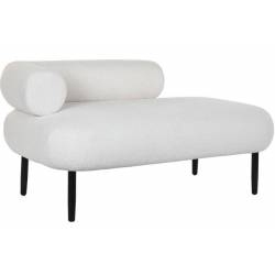 Sofa BUCLE 128x74 balta