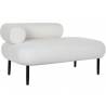 Sofa BUCLE 128x74 balta