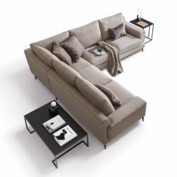 Minkštas kampas KENNEDY 305x305 rusvas