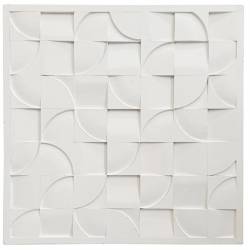 Paveikslas GEOMETRIA 90x90 baltas