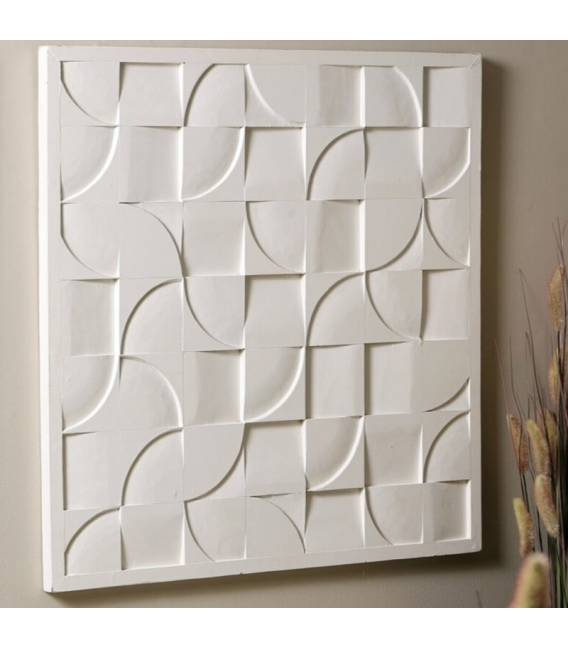 Paveikslas GEOMETRIA 90x90 baltas