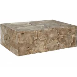 Kavos staliukas TEAK 120x77 rudas