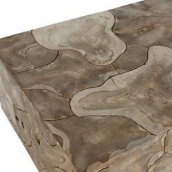 Kavos staliukas TEAK 120x77 rudas