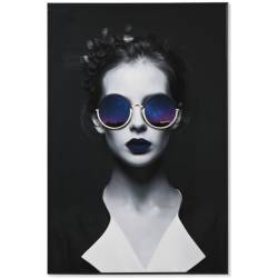 Paveikslas GIRL GLASSES I 80x120 juodas