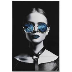 Paveikslas GIRL GLASSES II 80x120 juodas