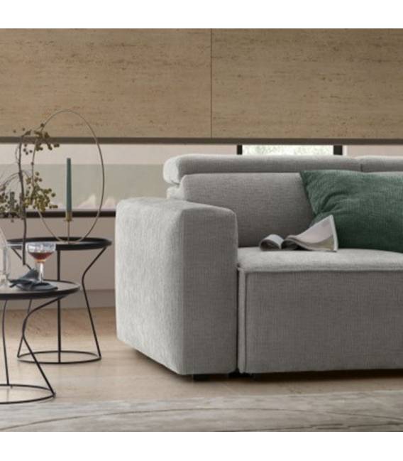 Minkštas kampas HILL 281x320 pilkas