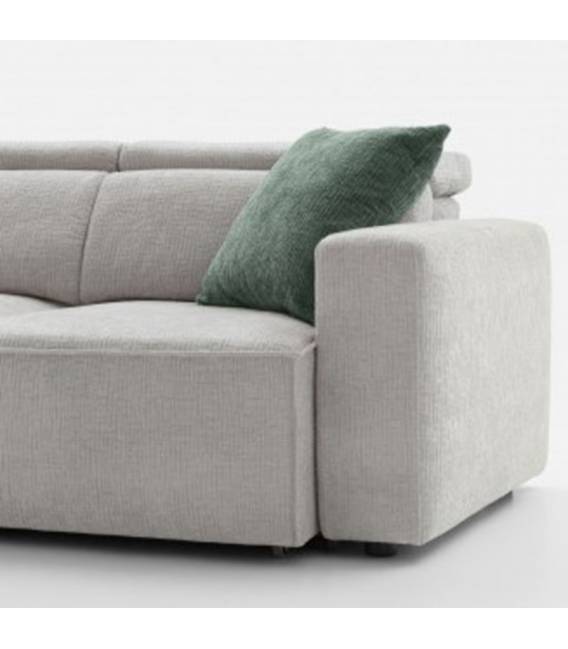 Minkštas kampas HILL 281x320 pilkas