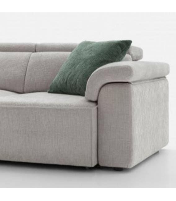 Minkštas kampas HILL 281x320 pilkas