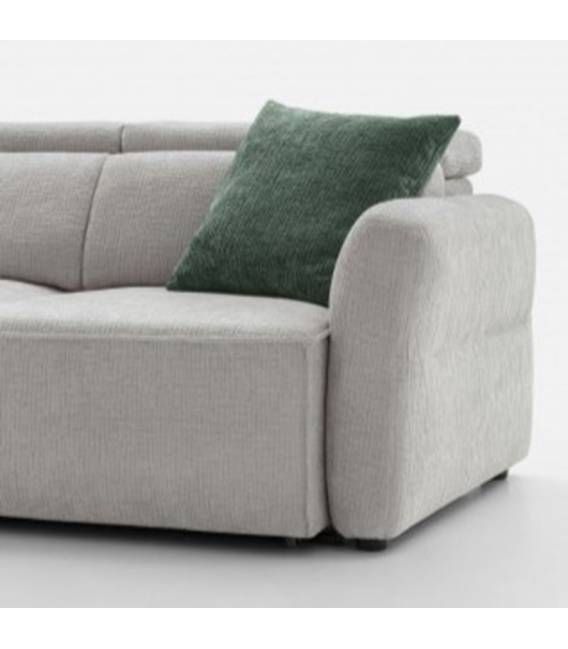 Minkštas kampas HILL 281x320 pilkas