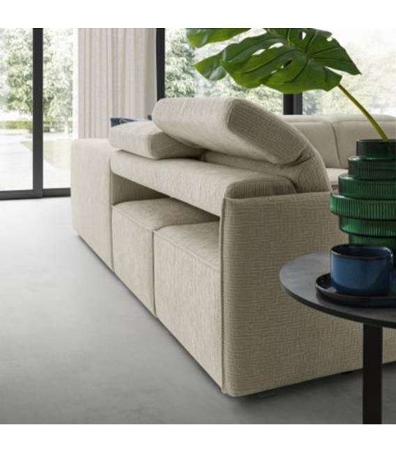 Minkštas kampas SWAN 302x302 rusvas