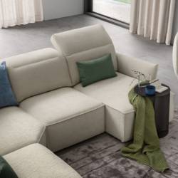 Minkštas kampas SWAN 302x302 rusvas