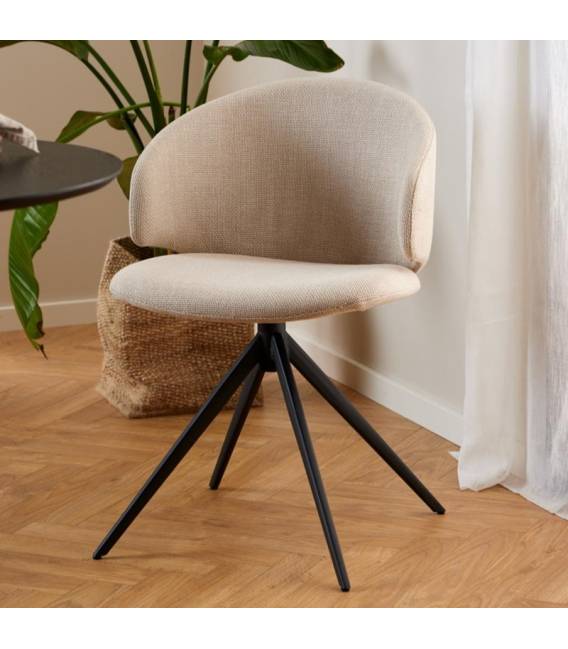 Kėdė 103142 beige/sukasi