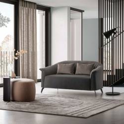 Sofa CAROLINE pilka/juoda