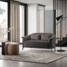 Sofa CAROLINE pilka/juoda